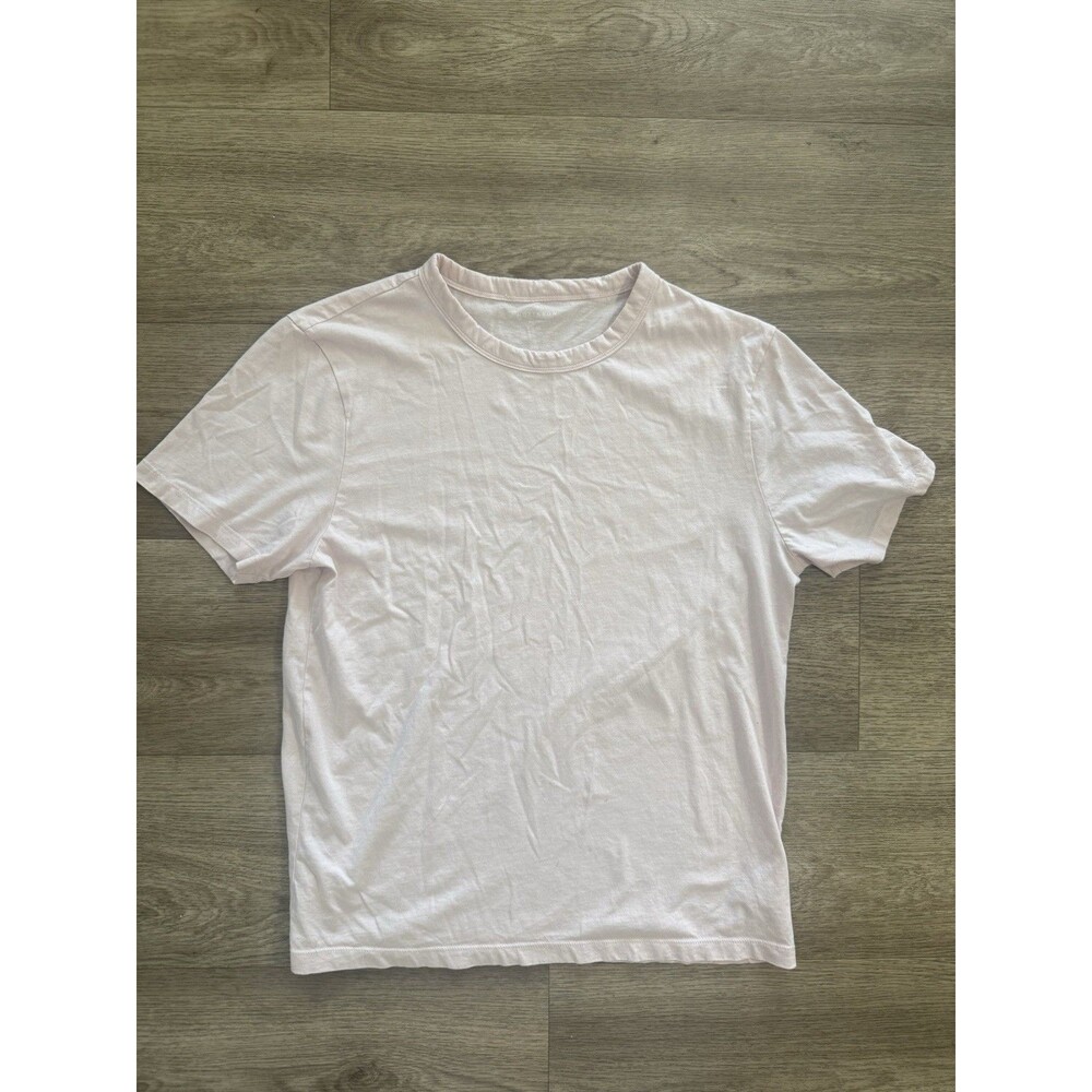 Mott & Bow Men’s Medium Pink T Shirt Classic Crew Cotton